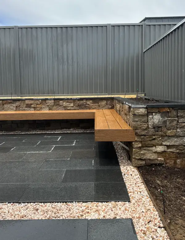 Completed landscaping project by Herbs Coastal Landscapes servicing North Beach